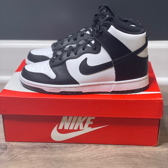 Nike Other - Nike Dunk High Black White 2021